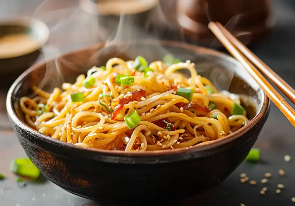 Makaron w sosie teriyaki: japoński smak na Twoim talerzu w 20 minut