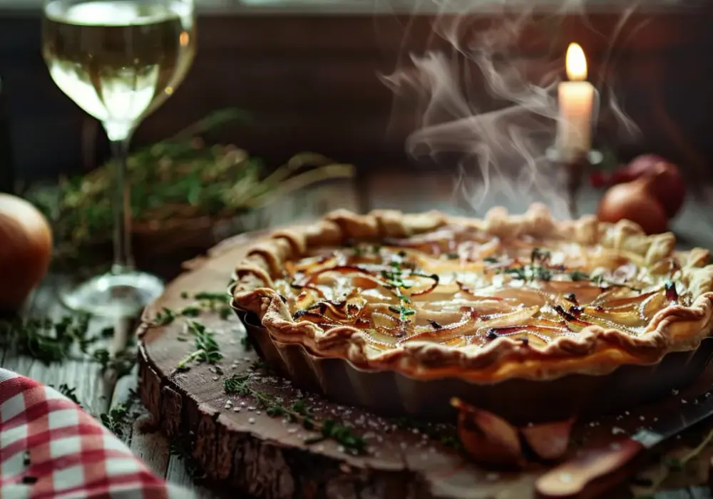 Tarta z cebulą: francuski przysmak na polskim stole, który pokochasz