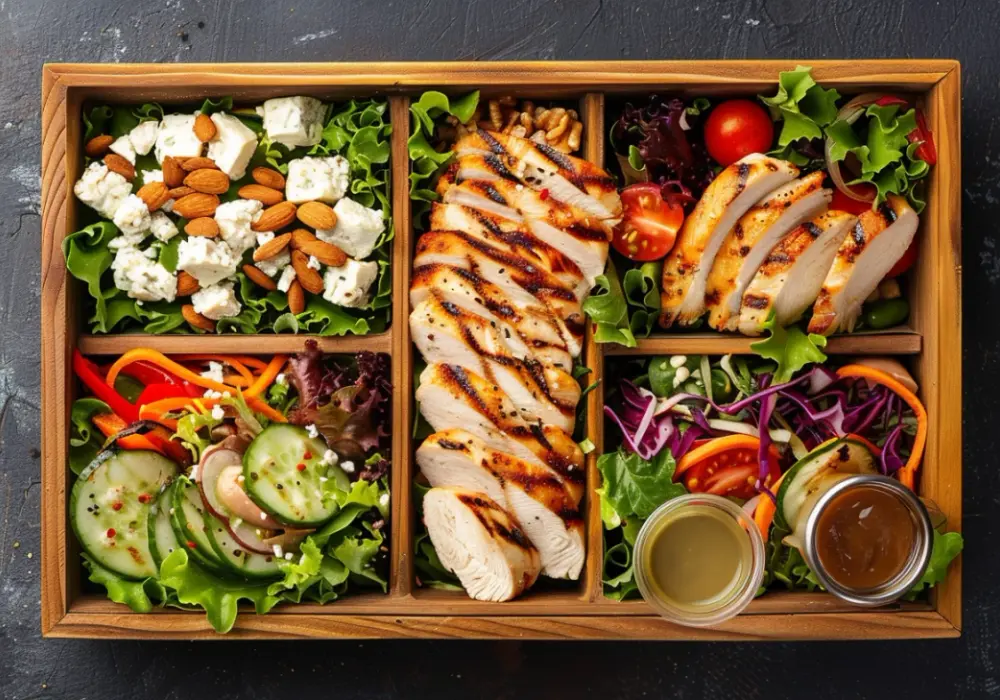 9 pomysłów na zdrowy posiłek w lunch boxie - sałatka idealna