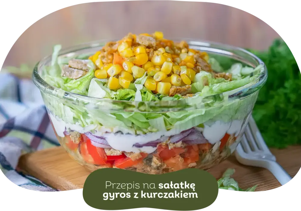 Jak zrobić najlepszą sałatkę gyros z kurczakiem - przepis krok po kroku