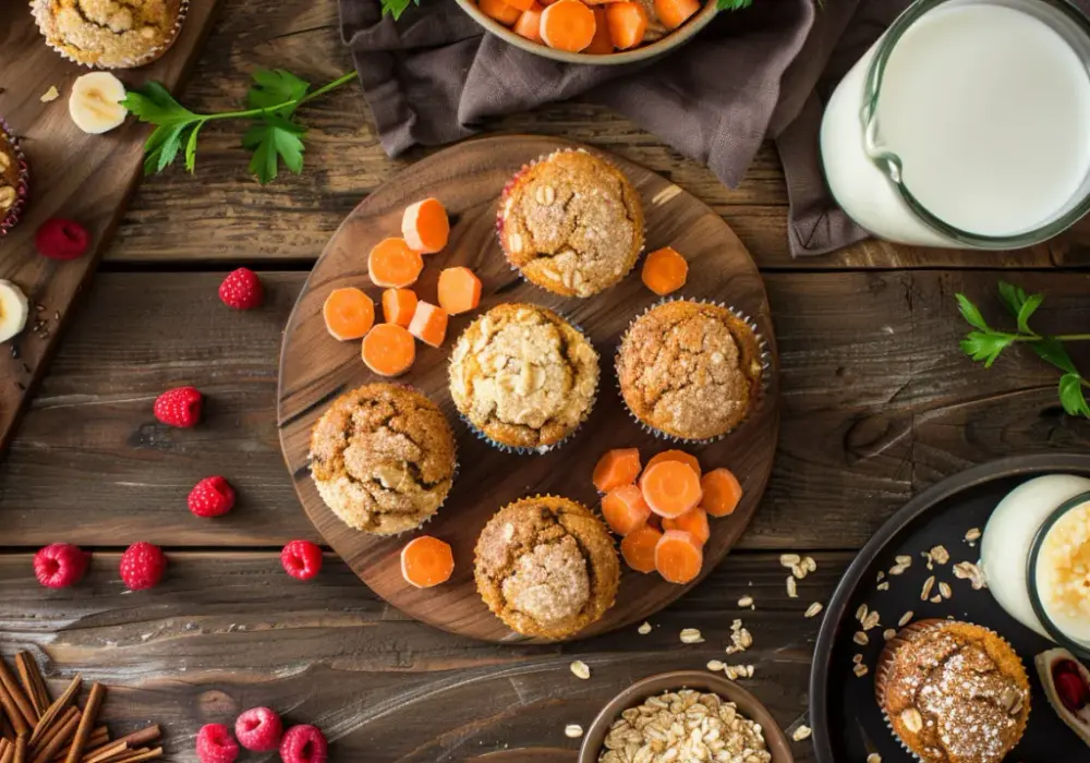 Muffinki marchewkowo-jabłkowe: zdrowa przekąska dla dzieci i dorosłych