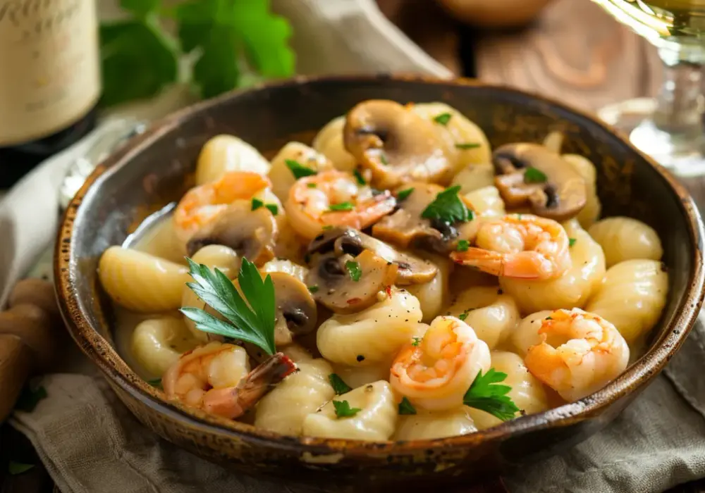 Gnocchi z kurkami i krewetkami: Poczuj włoskie smaki w swoim domu