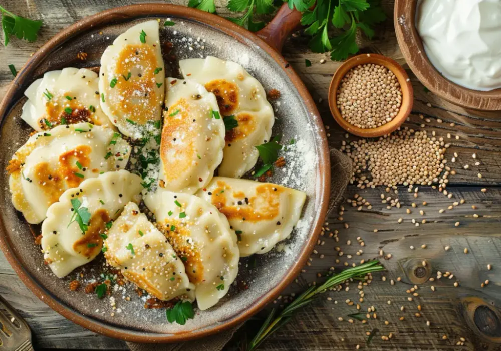 Pierogi z kaszą gryczaną: Tradycyjny smak w nowej odsłonie. Pycha!