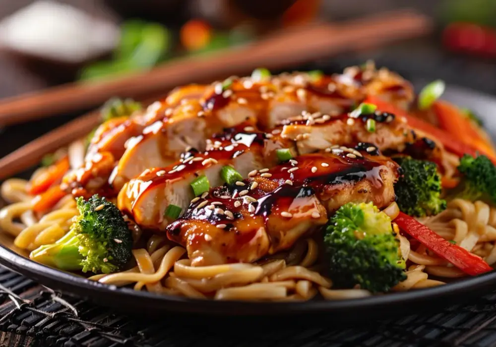 Najlepszy kurczak teriyaki z makaronem: prosty przepis na azjatycki obiad