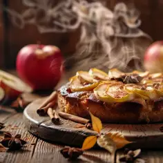 Korzenne ciasto jabłkowe: Rozgrzewający smak domowego ciepła. Mmm!