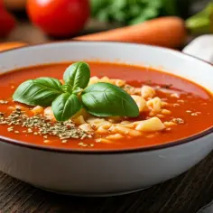 Zupa pomidorowa z makaronem: Ile naprawdę kryje kalorii? Zaskakujący rachunek!