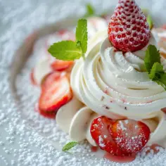 Beza z truskawkami i mascarpone: Letni deser marzeń na letnie upały
