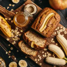 Owsiany chlebek bananowy: Zdrowa przekąska w zasięgu ręki