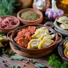 Pierogi z mięsem z rosołu i pieczarkami: od klasyki aż po eksperymenty