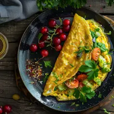 Omlet z mąki orkiszowej: Poznajemy lekki i pożywny przepis na śniadanie