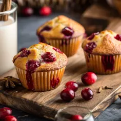 Muffinki z żurawiną: Jak wprowadzić owocowy akcent do śniadania?