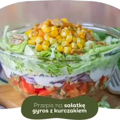 Jak zrobić najlepszą sałatkę gyros z kurczakiem - przepis krok po kroku