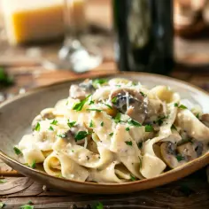 Papardelle z kurkami: Makaronowa uczta pełna aromatu