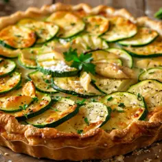 Tarta z cukinią i kurczakiem: pomysł na lekki obiad, który Cię zaskoczy