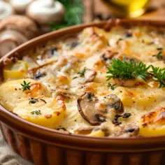 Zapiekanka ziemniaczana z pieczarkami i serem: Pomysł na pyszny obiad