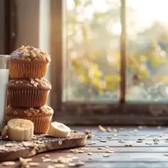 Muffiny bananowe z płatkami owsianymi: Jak dodać energii do poranka?